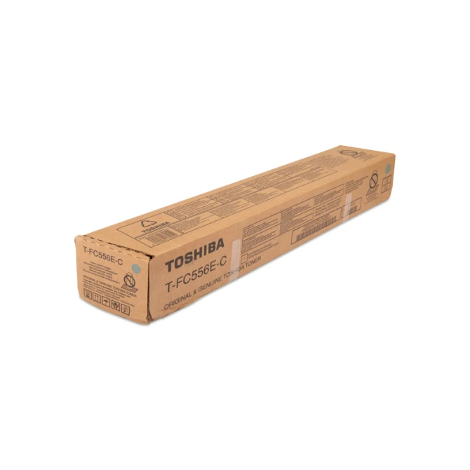 Toshiba T-FC556E-C toner cyaan (origineel)