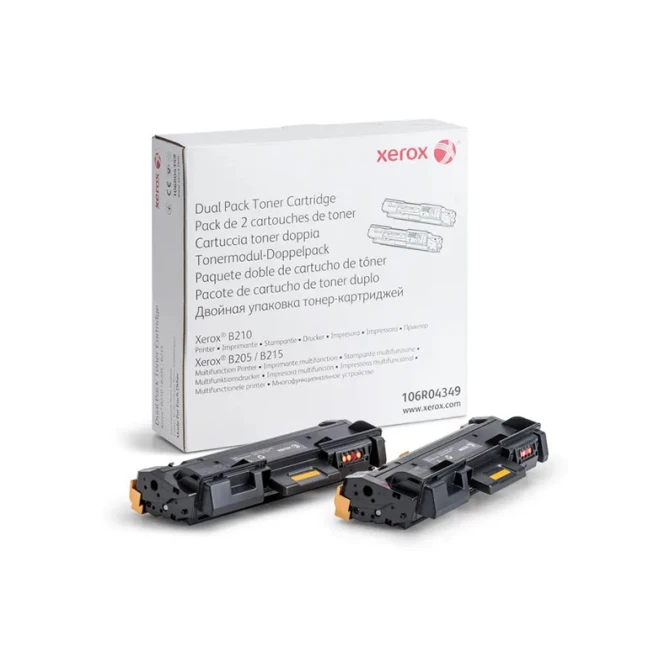 XEROX 106R04349 toner zwart dubbelpak (origineel)
