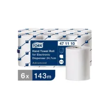 TORK Advanced Papieren Handdoekrol 2-laags 143 m Wit (pak 6 stuks) TORK Advanced Papieren Handdoekrol 2-laags 143 m Wit (pak 6 stuks)
