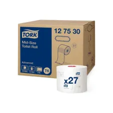 TORK Advanced T6 Toiletpapier 2-laags Wit (pak 27 x 100 meter) TORK Advanced T6 Toiletpapier 2-laags Wit (pak 27 x 100 meter)