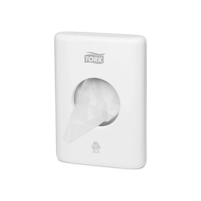 TORK Evelation Dispenser Sanitaire Zakjes Plastic Wit (pak 8 stuks)