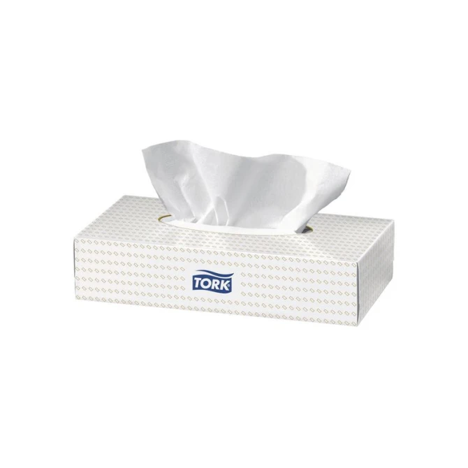 TORK Facial Tissues in dispenserdoos 2-laags (pak 100 vel) TORK Facial Tissues in dispenserdoos 2-laags (pak 100 vel)