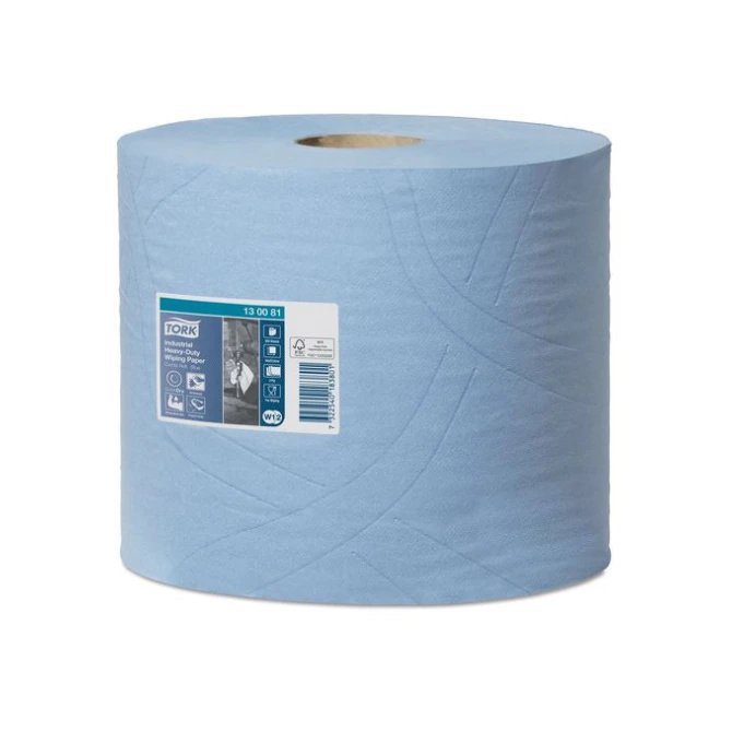 TORK Industrieel intensief reinigingsdoekjes 350 vellen 262 cm x 119 m papier blauw (pak 2 x 119 meter) TORK Industrieel intensief reinigingsdoekjes 350 vellen 262 cm x 119 m papier blauw (pak 2 x 119 meter)
