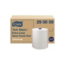 TORK Matic H1 Extra Lang Keukenpapier 1-laags Wit (pak 6 x 790 vel) TORK Matic H1 Extra Lang Keukenpapier 1-laags Wit (pak 6 x 790 vel)