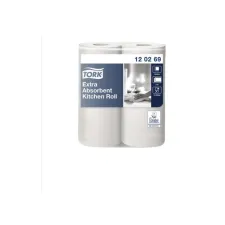 TORK Premium Keukenrol 2-Laags 64 vel Wit (pak 2 rollen)