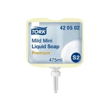 Tork Premium Mini Vloeibare Zeep Mild (doos 8 x 475 milliliter) Tork Premium Mini Vloeibare Zeep Mild (doos 8 x 475 milliliter)