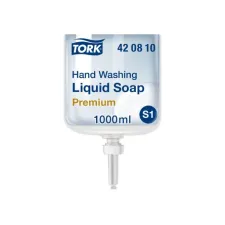 TORK Premium S1 S11 Reinigende Vloeibare Zeep Antibacterieel 1 L Geurvrij (fles 1 liter) TORK Premium S1 S11 Reinigende Vloeibare Zeep Antibacterieel 1 L Geurvrij (fles 1 liter)