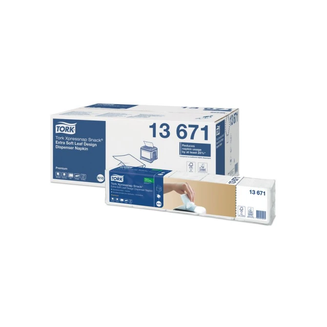 TORK Premium Xpressnap N10 Servet 2-laags Wit (doos 8 x 500 stuks) TORK Premium Xpressnap N10 Servet 2-laags Wit (doos 8 x 500 stuks)