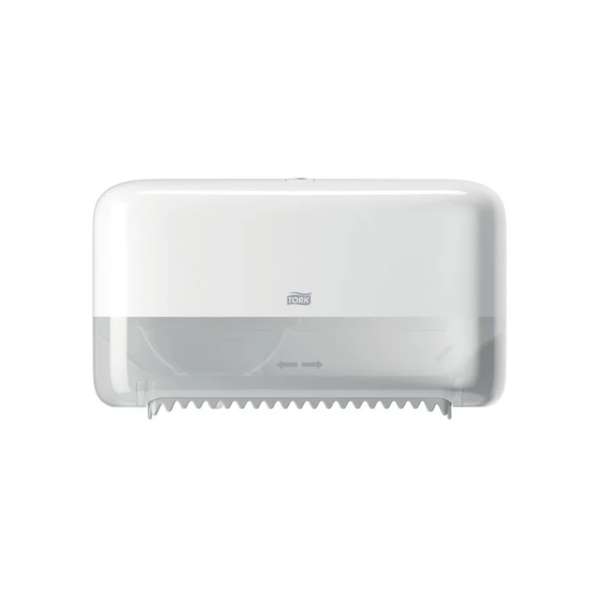 TORK Twin Hulsloze Toiletroldispenser Midsize Wit