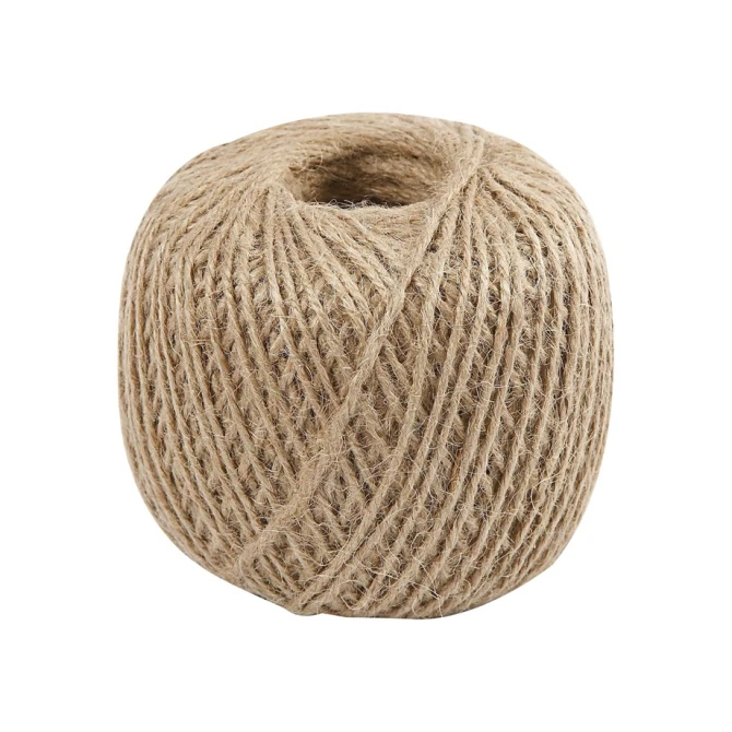 Creotime Touw 3mm natuurlijk hennep/bol100m Creotime Touw 3mm natuurlijk hennep/bol100m