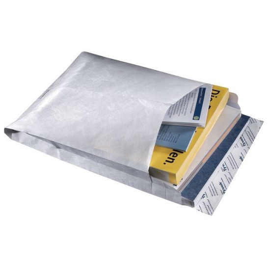 Tyvek® Uitvouwbare Akte Envelop 406 x 305 x 51 mm Kraftpapier 55 g/m² Wit (doos 100 stuks)
