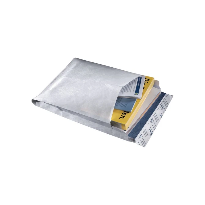 Tyvek® Uitvouwbare Akte Envelop 406 x 305 x 51 mm Kraftpapier 55 g/m² Wit (doos 100 stuks) Tyvek® Uitvouwbare Akte Envelop 406 x 305 x 51 mm Kraftpapier 55 g/m² Wit (doos 100 stuks)