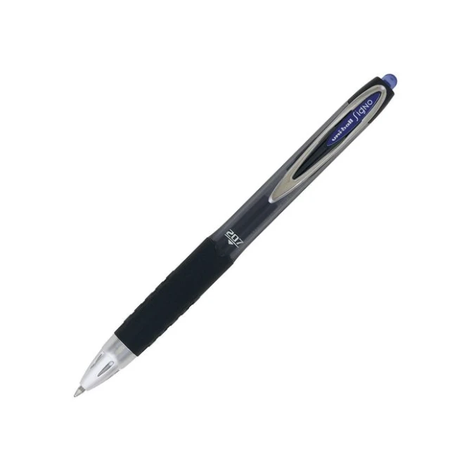 Uni-Ball Gelpen Signo 207 RT 04 mm blauw (doos 12 stuks) Uni-Ball Gelpen Signo 207 RT 04 mm blauw (doos 12 stuks)