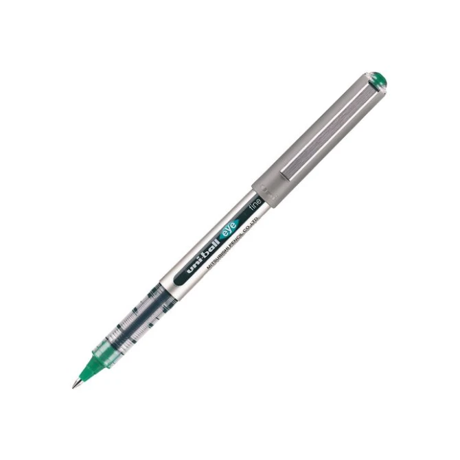 Uni-Ball Rollerball Stickpen groen (pak 12 stuks)