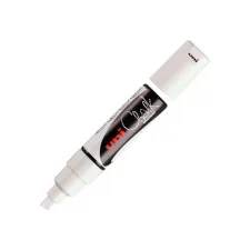 Uni Krijtmarker 8 mm wit (pak 6 stuks) Uni Krijtmarker 8 mm wit (pak 6 stuks)