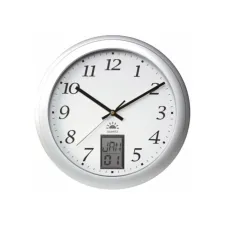 UNILUX Klok Instinct rond 30.5cm Grijs UNILUX Klok Instinct rond 30.5cm Grijs