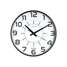 UNILUX Maxi Pop Wandklok diameter 375 cm Plastic Zwart UNILUX Maxi Pop Wandklok diameter 375 cm Plastic Zwart