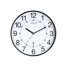 UNILUX Maxi WAVE Wandklok Radiografisch diameter 375 cm Grijs Zwart