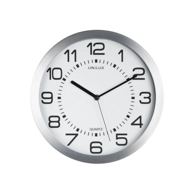 UNILUX Moon Klok Wit Grijs