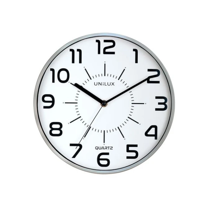 UNILUX Pop Wandklok diameter 28 cm Plastic Grijs