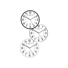 UNILUX WAVE Klok Radiografisch Diameter 30 cm Grijs Wit