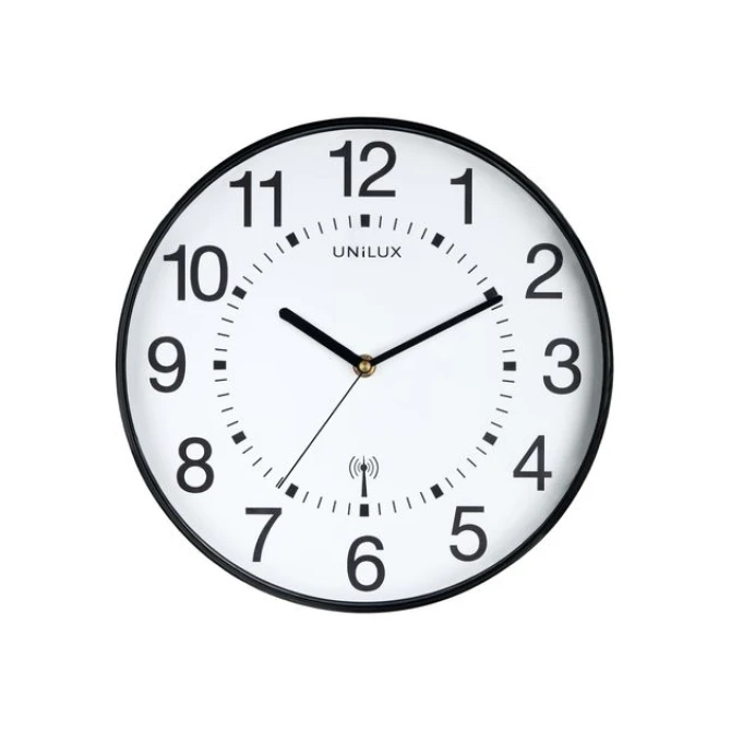 UNILUX WAVE Klok Radiografisch Diameter 30 cm Grijs Zwart