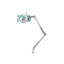 UNILUX Zoom Loeplamp Met Bureauklem 6W LED Wit