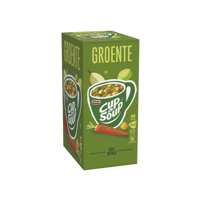 UNOX Cup-a-Soup Groenten Soep 140 ml (doos 24 stuks)