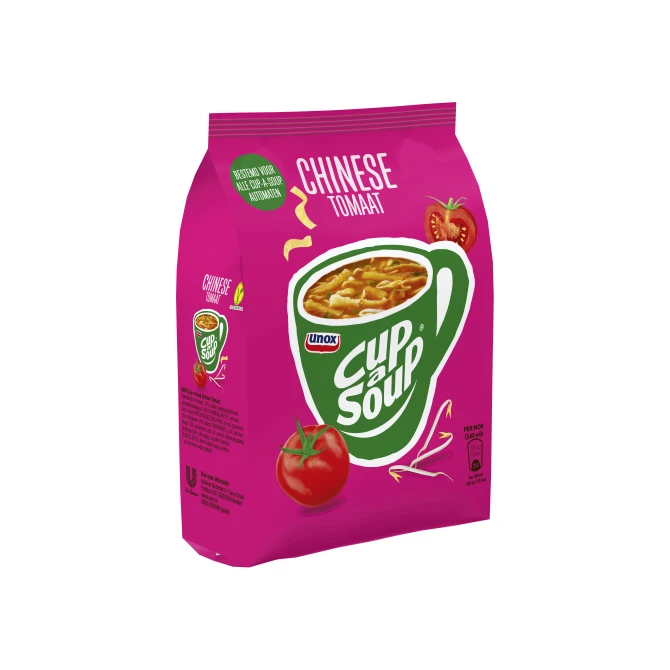 UNOX Cup-a-Soup Voor Automaten Chinese Tomaat Soep 140 ml (pak 646 gram) UNOX Cup-a-Soup Voor Automaten Chinese Tomaat Soep 140 ml (pak 646 gram)
