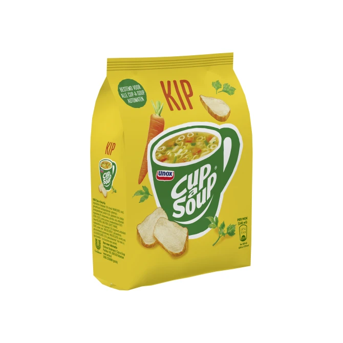 UNOX Cup-a-Soup Voor Automaten Kip Soep 140 ml (pak 404 gram) UNOX Cup-a-Soup Voor Automaten Kip Soep 140 ml (pak 404 gram)