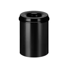 V-PART Papierbak Vlamdovend Metaal 15 liter Zwart V-PART Papierbak Vlamdovend Metaal 15 liter Zwart