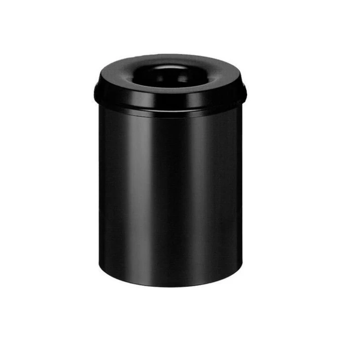 V-PART Papierbak Vlamdovend Metaal 15 liter Zwart V-PART Papierbak Vlamdovend Metaal 15 liter Zwart