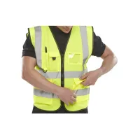 B SEEN Veiligheidsvest Executive saturn geel S B SEEN Veiligheidsvest Executive saturn geel S