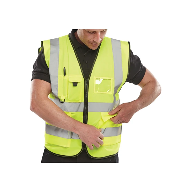 Staples Choice Veiligheidsvest Executive saturn gl 3XL Staples Choice Veiligheidsvest Executive saturn gl 3XL