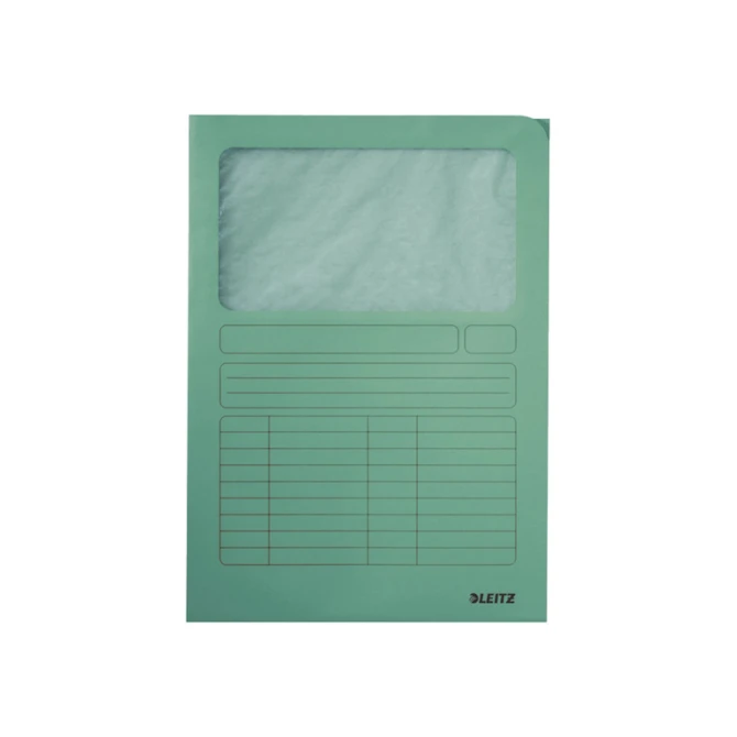 Leitz Venstermap Leitz A4 groen/pk100