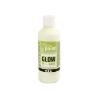 Creotime Glow In The Dark Verf Fluorescerend Geel (fles 250 ml)