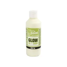 Creotime Glow In The Dark Verf Fluorescerend Geel (fles 250 ml)
