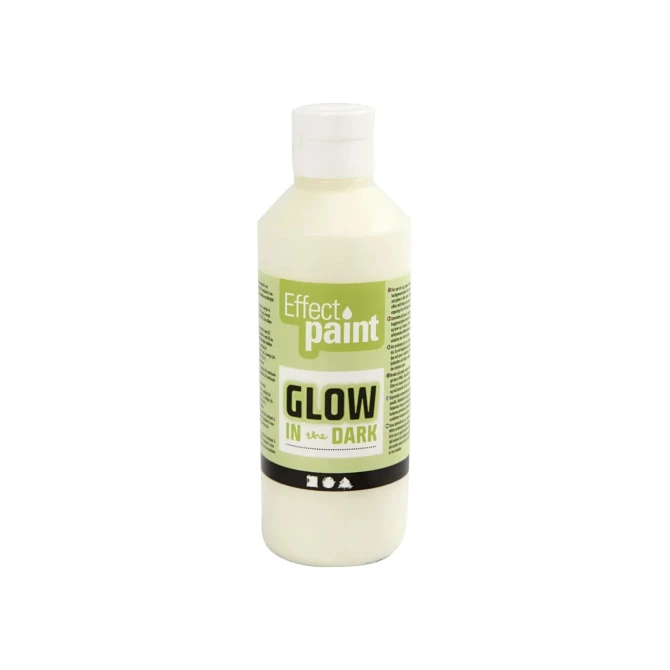 Creotime Glow In The Dark Verf Fluorescerend Geel (fles 250 ml) Creotime Glow In The Dark Verf Fluorescerend Geel (fles 250 ml)
