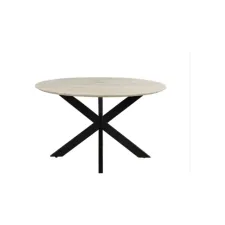Vergadertafel Harper spinpoot 130ro nat Vergadertafel Harper spinpoot 130ro nat