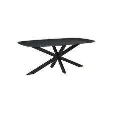 Vergadertafel Harper spinpoot 240x100 zw Vergadertafel Harper spinpoot 240x100 zw
