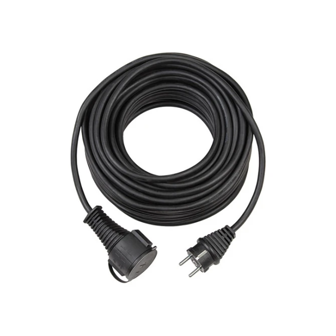 brennenstuhl Verlengsnoer Rubber 25 m Zwart