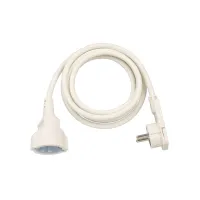 brennenstuhl Verlengsnoer Platte Stekker 2 m Wit brennenstuhl Verlengsnoer Platte Stekker 2 m Wit