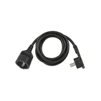 brennenstuhl Verlengsnoer Platte Stekker 2 m Zwart brennenstuhl Verlengsnoer Platte Stekker 2 m Zwart