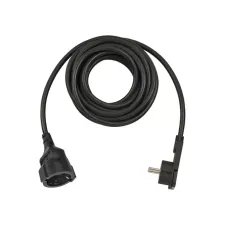 brennenstuhl Verlengsnoer Platte Stekker 5 m Zwart brennenstuhl Verlengsnoer Platte Stekker 5 m Zwart