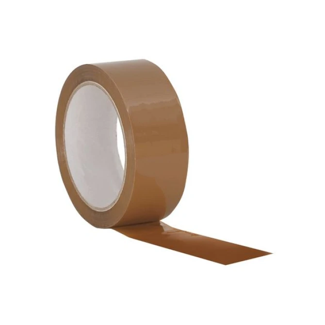 Verpakkingstape PP 38 mm x 66 m Bruin (pak 6 rollen) Verpakkingstape PP 38 mm x 66 m Bruin (pak 6 rollen)
