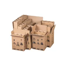 Smartbox Pro Verzenddoos voor bierfles 255x175x294mm Dubbellaags bruin Smartbox Pro Verzenddoos voor bierfles 255x175x294mm Dubbellaags bruin