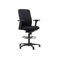 Vigo Receptiestoel Hoogte 57 - 79 cm Zwart