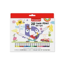 Bruynzeel Viltstift Bruynzeel Twin point ds20/ass