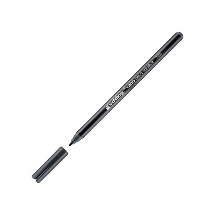 Viltstift edding 1300 donkergrijs/ds5