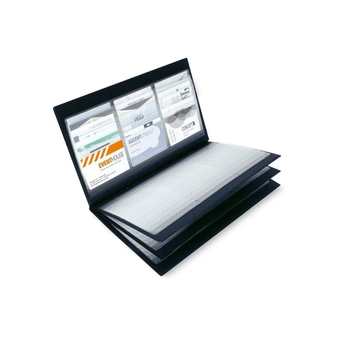 Sigel Visitekaartalbum 288k zwart